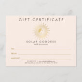 Sun Goddess Girl Logo Spray Tanning Pink Geschenkk (Vorderseite)