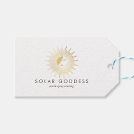 Sun Goddess Girl Logo Spray Tanning Salon Geschenkanhänger