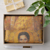 Sun Goddess Klimt-Inspiriert Goldene Ära Seidenpapier (Geschenk)