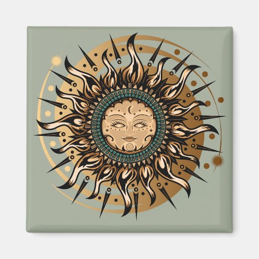 Sun Goddess Magnet (Vorne)