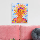 Sun Goddess von Rita Loyd Leinwanddruck (Insitu (Wohnzimmer))