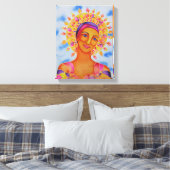 Sun Goddess von Rita Loyd Leinwanddruck (Insitu (Schlafzimmer))