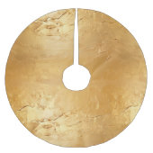 Sun Gold Polyester Weihnachtsbaumdecke (Vorderseite)