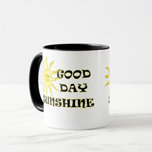 Sun Good Day Sunshine Tasse (Vorderseite Links)