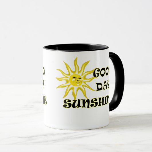 Sun Good Day Sunshine Tasse (VorderseiteRechts)