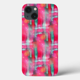 Sun-greller Glanz abstrakter gemalter Watercolor Case-Mate iPhone Hülle