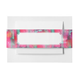 Sun-greller Glanz abstrakter gemalter Watercolor Einladungsbanderole