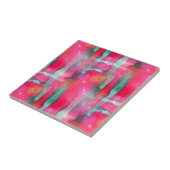 Sun-greller Glanz abstrakter gemalter Watercolor Fliese (Seite)