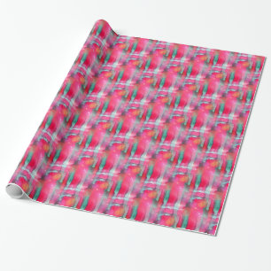 Sun-greller Glanz abstrakter gemalter Watercolor Geschenkpapier