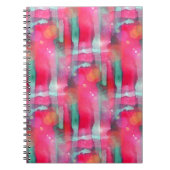 Sun-greller Glanz abstrakter gemalter Watercolor Notizblock (Vorderseite)