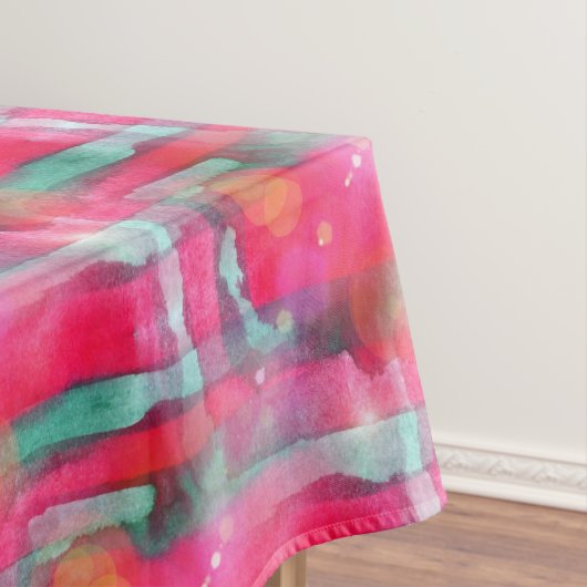 Sun-greller Glanz abstrakter gemalter Watercolor Tischdecke (Beispiel)