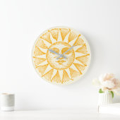 Sun Große Wanduhr (Zuhause)