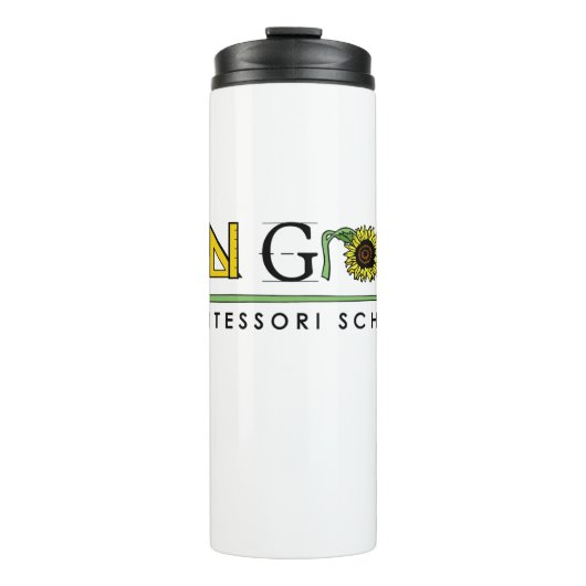 Sun Grove Logo Thermosbecher (Vorderseite)