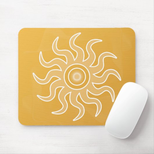 Sun-Gruß Mousepad (Mit Mouse)