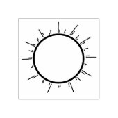 Sun Gummistempel (Prägung)