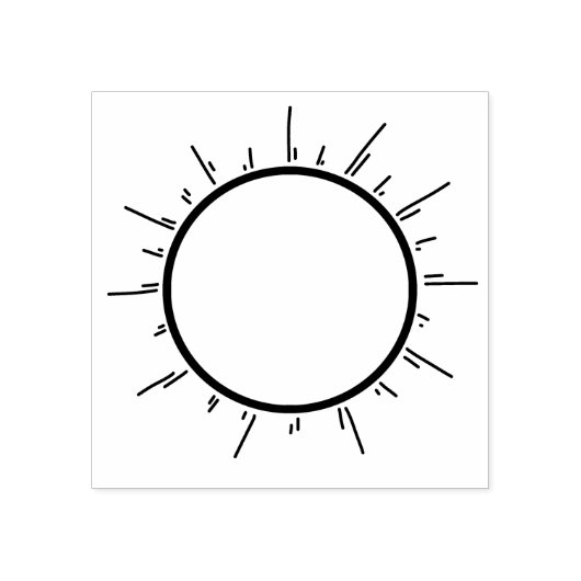 Sun Gummistempel (Prägung)