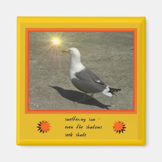 Sun Haiku Art Magnet (Vorne)