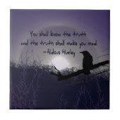 Sun Halo über Wales mit Raven Keramik Tile Fliese (Vorderseite)