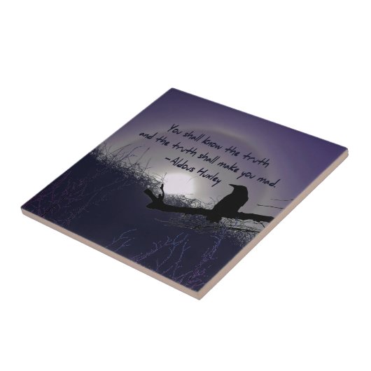 Sun Halo über Wales mit Raven Keramik Tile Fliese (Seite)