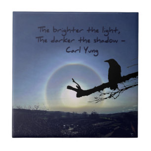 Sun Halo über Wales mit Raven Keramik Tile Fliese