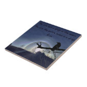 Sun Halo über Wales mit Raven Keramik Tile Fliese (Seite)