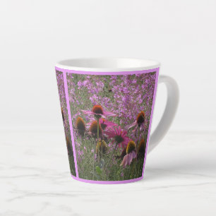 Sun Hat-Blume Collage Latte-Tasse Milchtasse
