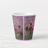 Sun Hat-Blume Collage Latte-Tasse Milchtasse (Vorderseite)