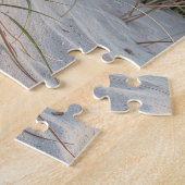 Sun Hat On Rustic Beach Fence Post Puzzle (Seite)