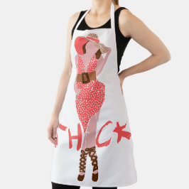 Sun Hat Polka Dot Dress Thick Chick Schürze