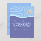 Sun Hills Business Workshop Einladungsvorlage Einladungspostkarte (Vorne/Hinten)