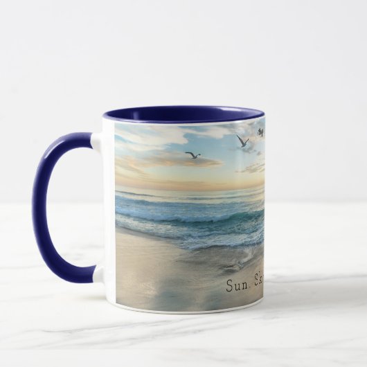Sun. Himmel. Meer. Sand Tasse (Links)