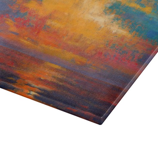 Sun hinunter II Schneidebrett (Ecke)