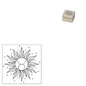 Sun Horoscope Taurus Gummistempel (Stempel)