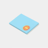 Sun Hot Yoga Nachhinweise Post-it Klebezettel (angewinkelt)