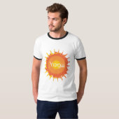 Sun Hot Yoga T-Shirt (Vorne ganz)