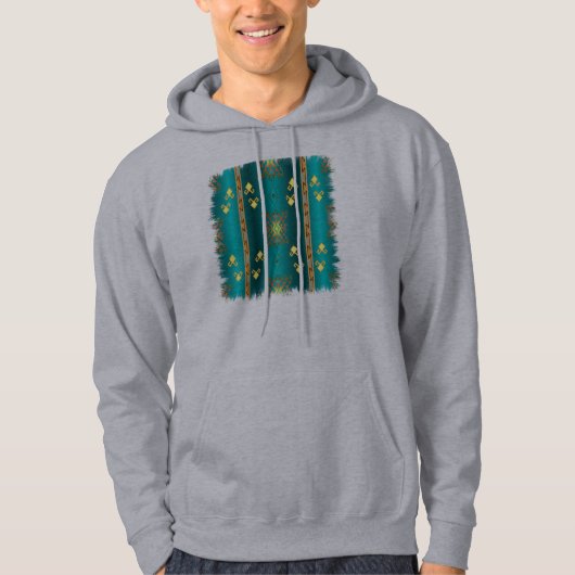Sun im Winter-Decken-Muster-Sweatshirt Hoodie (Vorderseite)