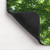 Sun in den Bäumen Mousepad (Ecke)