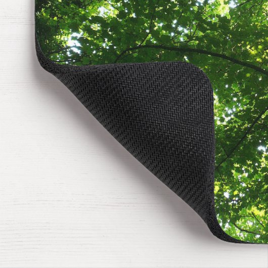 Sun in den Bäumen Mousepad (Ecke)