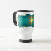 Sun in der Winter-Decken-Muster-Kaffee-Tasse Reisebecher (Vorderseite Links)