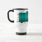 Sun in der Winter-Decken-Muster-Kaffee-Tasse Reisebecher (Links)