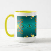 Sun in der Winter-Decken-Muster-Tasse Tasse (Links)