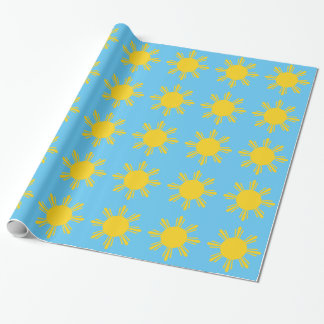Sun in einem Himmel Geschenkpapier