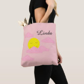 Sun in Hazy Sky: Light Pink  Tasche (Von Nahem)