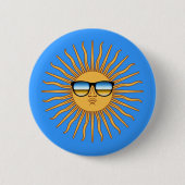 Sun in Shades Button (Vorderseite)