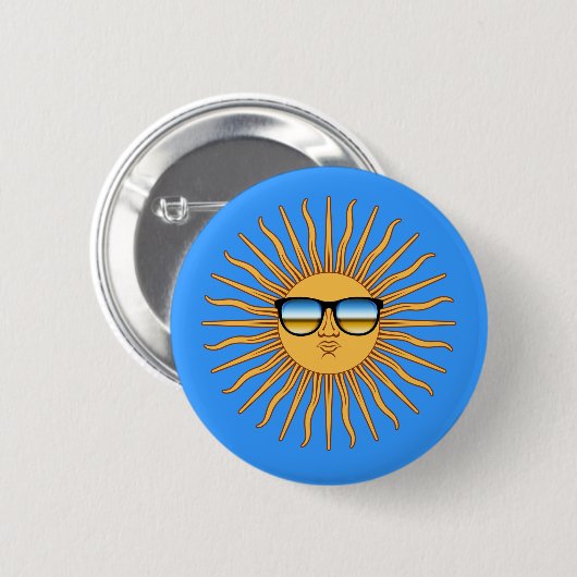 Sun in Shades Button (Vorne & Hinten)