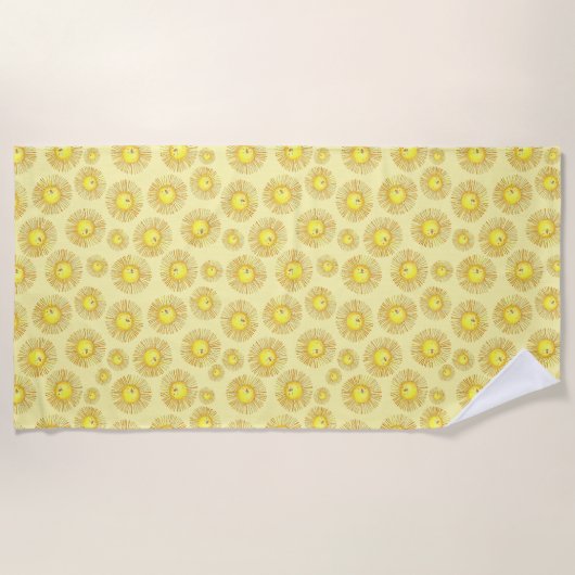 Sun is Shining -  Strandtuch (Vorderseite)