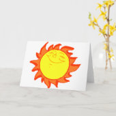 Sun Karte (Gelbe Blume)