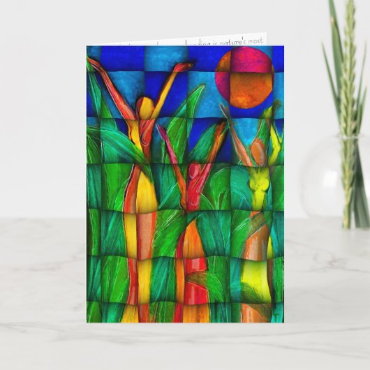 Sun (Karte) feiern Karte (Vorderseite)