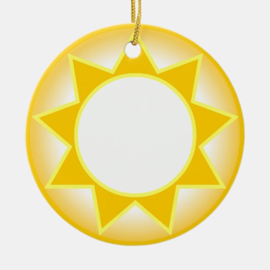 Sun Keramik Ornament (Vorne)