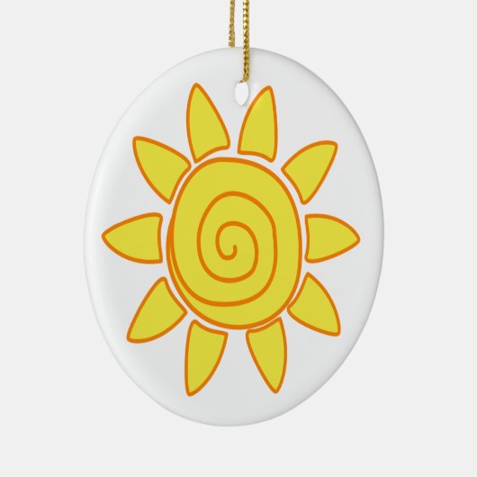 Sun Keramik Ornament (Rechts)